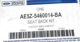 Genuine OEM Ford AE5Z-5460014-BA Seat Back Kit AE5Z5460014BA - $191.75