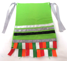 Native American Seminole Boys Traditional Breech Cloth Diaper Green SM/MED - $26.73