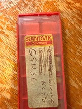 NEW PACK 6 Sandvik Coromant Carbide Indexable GROOVING Insert GS125L KC9... - $66.48