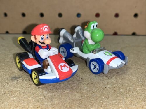Primary image for Mattel Hot Wheels Nintendo Mario Kart Yoshi B Dasher Diecast White 2018