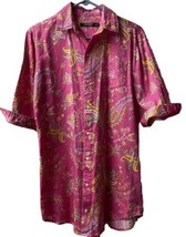 Lauren Ralph Lauren Womens Size XS Pink Paisley Sleep Shirt Cuffed Butto... - £16.85 GBP