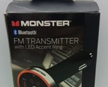 Monster Bluetooth FM Transmitter with LED Accent  Ring - $15.82