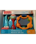 Baby Infant Gift Set Tambourine Maracas Rattles by Fisher Price Musical ... - €10,41 EUR