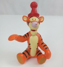 Vintage Disney Winnie the Pooh Birthday Tigger 3" Collectible Figure  - $6.78