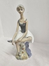 CasAdes SA Toe Dancer Ballerina Porcelanas Figurine Statue Made in Spain Vintage - £101.98 GBP