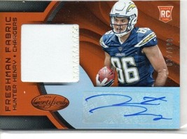 2016 Certified Hunter Henry Rc Rookie Auto Patch Sp /199 Chargers Patriots - £8.85 GBP
