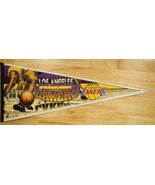 Vintage Felt Sports Advertising Pennant NBA Basketball Los Angeles Laker... - £19.46 GBP