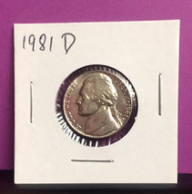 1981 D Jefferson NIckel - £10.15 GBP