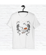 Dancing Skeleton Halloween Shirt, Spooky Season Shirt, Fall Vibes Shirt - $23.50+
