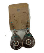 Bohemian Water Drop Dangle Earrings Colorful Beaded Boho Fashion Jewelry - $11.69 CAD