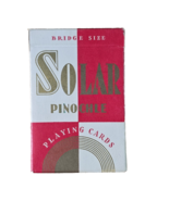 1929-1931 SOLAR PINOCHLE USA Bridge Size Playing Cards - $9.88