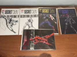 Secret War Complete Lot Bundle #1 - 5, Sketch Foil (Marvel, 2004) - $37.04