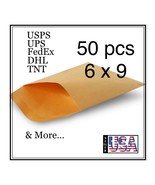 50, Mailer Envelope Shipping Bag, Catalog Manila Letter Card, Kraft Gumm... - $18.88