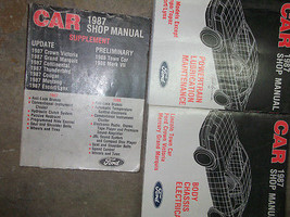 1987 Lincoln Town Car Service Shop Repair Workshop Manual SET OEM FACTORY - £103.49 GBP