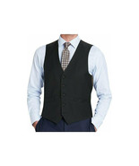 Mens RENOIR Vest Wool 140 Adjustable ,V-Neck two Pocket Full Lining 508-... - $96.26 CAD