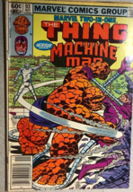 Marvel TWO-IN-ONE #93 Thing &amp; Machine Man (1982) Marvel Comics Vg+ - £10.97 GBP