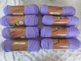 8 - 2 Oz. Skeins Caron Wintuk Orlon Sports 3-Ply #3642 Medium Lavender Yarn - £15.96 GBP