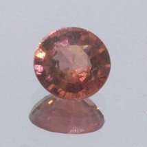 Malaya Garnet orange Purple Pink Padparadscha 6 mm Round Natural Gem .98... - £33.42 GBP