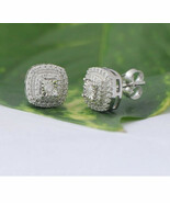 certified diamond stud earrings 1/4ct Sterling silver - $376.11 CAD