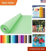 Versatile 48&quot; x 2400&quot; Light Green Craft Paper - Perfect for Arts and Wra... - $1,400.96 MXN