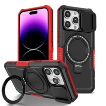 for iPhone 11 (Color: RED/Black) Ring Holder Hard Back Hard Silicon Cove... - $45.00