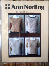 Ann Norling The Perfect Tee, Pattern #67, Knitting, Leaflet - $121.87 MXN