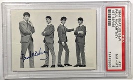 The Beatles 1964 B&amp;W Facsimile Signature Paul McCartney - £50.84 GBP