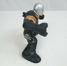 2012 Mattel WWE Power Slammers Rey Mysterio 5&quot; Action Figure Black/Silver Gear - £11.38 GBP