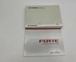 2016 Kia Forte Owners Manual Set with Case OEM K02B40004 - £35.96 GBP