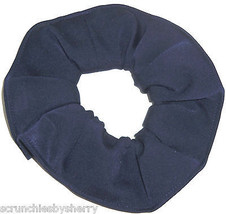 Navy Blue Simply Silky Hair Scrunchie Scrunchies by Sherry Ponytail Holder  - $6.99