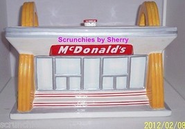 2000 McDonalds Cookie Jar Restaurant Building Cookies Golden Arches Fast... - $169.95