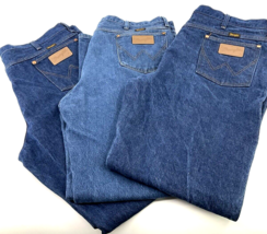 Wrangler Slim Cut Cowboy Cut Blue Jeans 936PWD Men&#39;s 40 x 32 100% Cotton... - $59.39