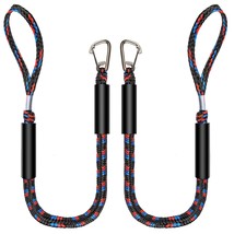 Marine Bungee Dock Lines, Boat Dock Rope, Jet Ski Accessories With Stainless Cli - £44.58 GBP