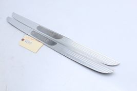 02-08 JAGUAR X-TYPE FRONT LEFT & RIGHT DOOR SCUFF PLATE PANEL TRIM PAIR Q2558 image 7