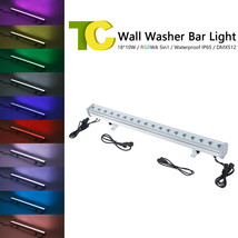 Waterproof Rgbwa 5In1 180W Led Stage Wall Wash Bar Light Ip65 Show Prt D... - £222.80 GBP