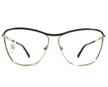 Longchamp Eyeglasses Frames LO2121L 720 Black Gold Cat Eye 58-13-135 - £38.91 GBP