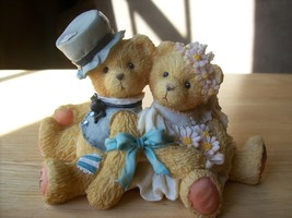 Cherished Teddies 1992 Robbie and Rachael “Love Bears All Things” Figuri... - £14.38 GBP
