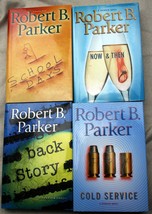 Lot 4 Robert B Parker Spenser Hcdj Bce Cold Service~Back Story~Now &amp; Then~School - $20.79