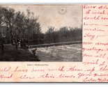 Dam and Waterfall in Park Northwood Iowa IA 1907 UDB Postcard Q22 - $4.42