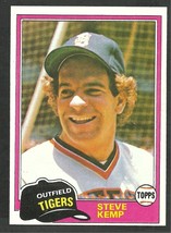 Detroit Tigers Steve Kemp 1981 Topps Baseball Card 593 nr mt - £0.40 GBP