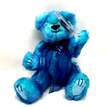 Ty Attic Treasures Azure Vintage 1993 Retired Beanie Baby Collectibles Blue Bear - $14.54