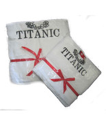 NEW TITANIC FIRST CLASS PASSENGER COURTESY FACE &amp; BATH TOWELS SET - CP M... - $48.00