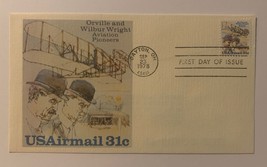 Orville and Wilbur Wright Aviation Pioneers Mail Cover 1978 - £15.61 GBP