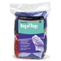 1 lb Buffalo Industries 10081 Colored Colored Cloth Recycled Cloth Rag - $18.25