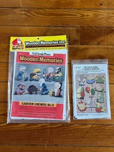 Lot Of Wooden Memories Garden Gnomes No. Ii &amp; The Bugsy Gang 15 Garden Markers - $28.66