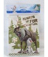 Disney Frozen Journal Hardcover 40 Pages - Olaf &amp; Sven Always up for Adv... - £3.19 GBP