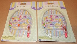 Easter Party Pinball Games 2 ea 5.5&quot; x 4&quot; By Occasions Pink Handles Eggs 111B - £5.17 GBP