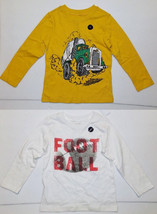 BabyGap Toddler Boys Long Sleeve T-Shirts 2 Choices Sizes 4T NWT - £8.96 GBP