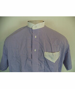 Men&#39;s Purple Handmade African Traditional Clergy Neck Jumper Shirt. One ... - €16,45 EUR