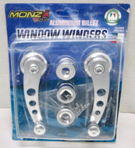 MONZA UNIVERSAL FIT WINDOW CRANK WINDER HANDLE ALUMINUM BILLET  2 PIECE - $14.24